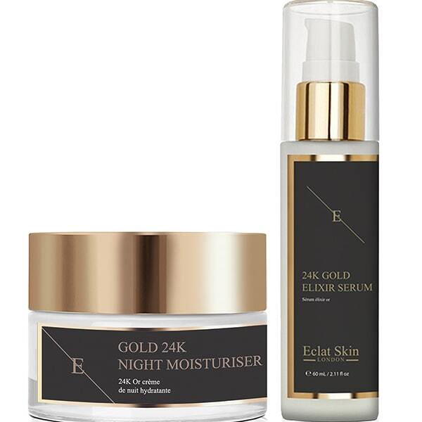 Eclat Skin London Elixir Serum 24k Gold + krém proti vráskám