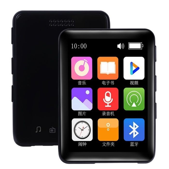 Lecteur MP3 portable en mtal version tudiante tactile Bluetooth MP4 non destructif carte denregistrement lecture MP4 Label