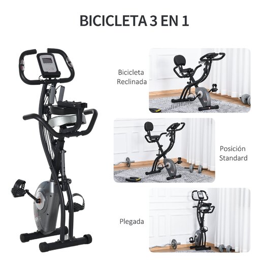 Homcom Klapp-Heimtrainer, 1,5 kg Trägheitsgewicht