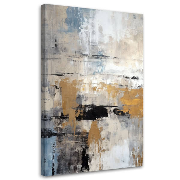Obraz na płótnie, Abstrakcja Złoto Glamour 40x60