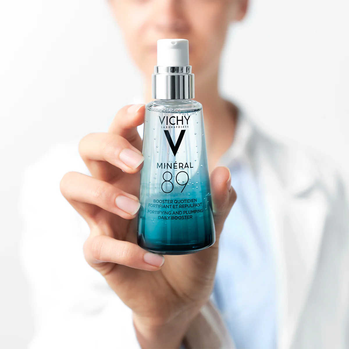Mineral 89 Minéral 89 Booster quotidiano fortificante e rimpolpante con acido ialuronico - Siero viso idratante