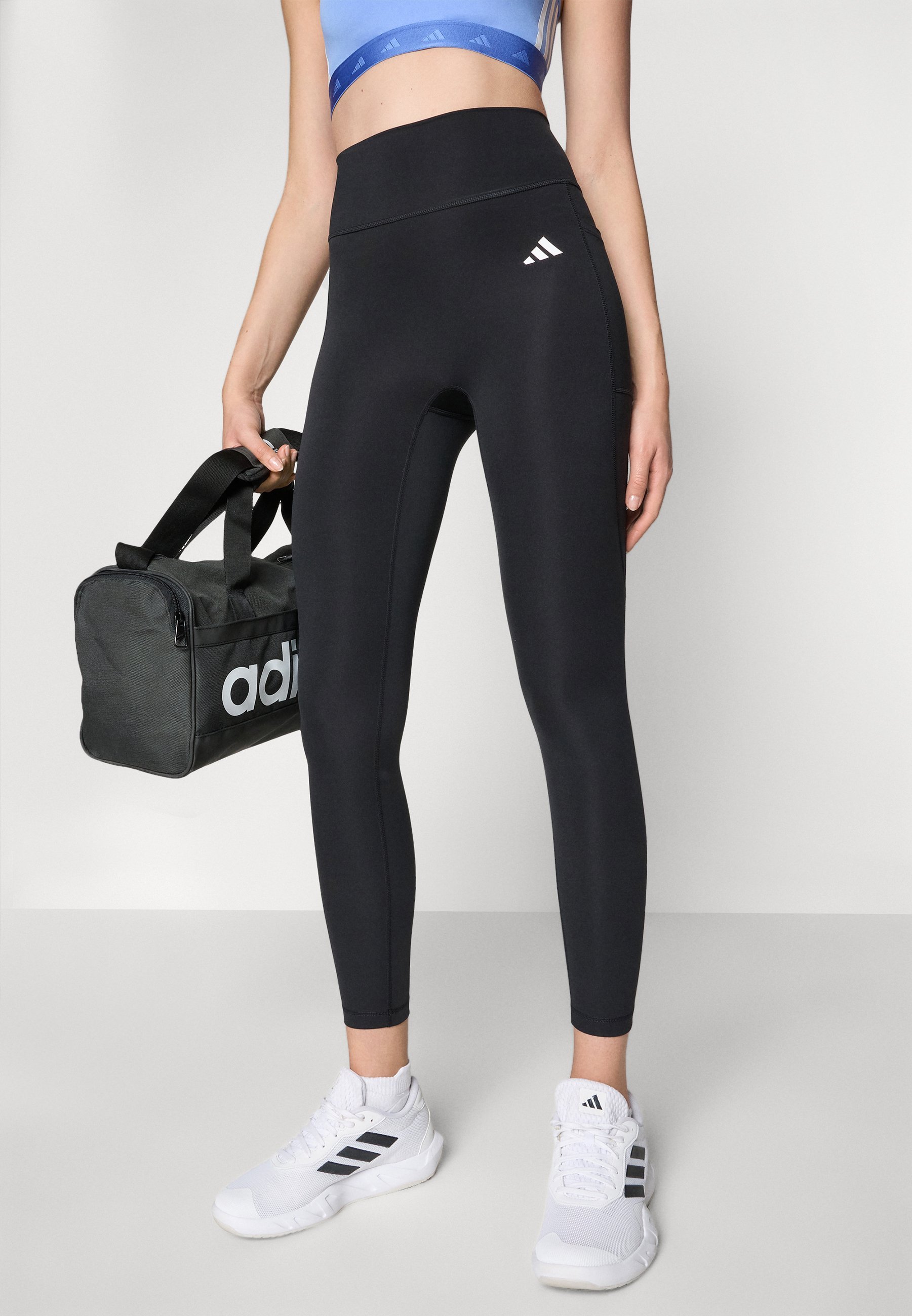 Legíny adidas Performance - černé