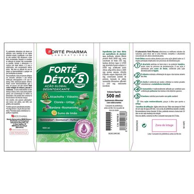 Forté Pharma Forté Detox 5 elimelle 500 ml 500 ml