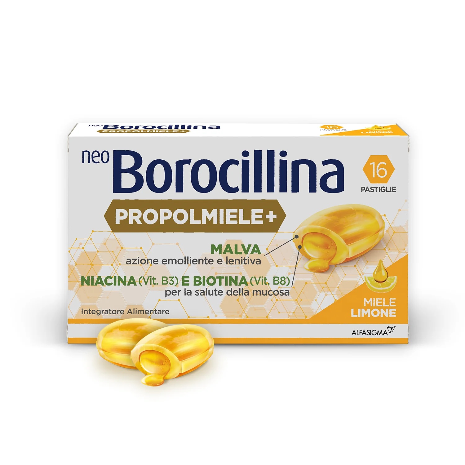 NEOBOROCILLINA Neoborocillina Propolmiele + Citroen Vloeibaar Hart