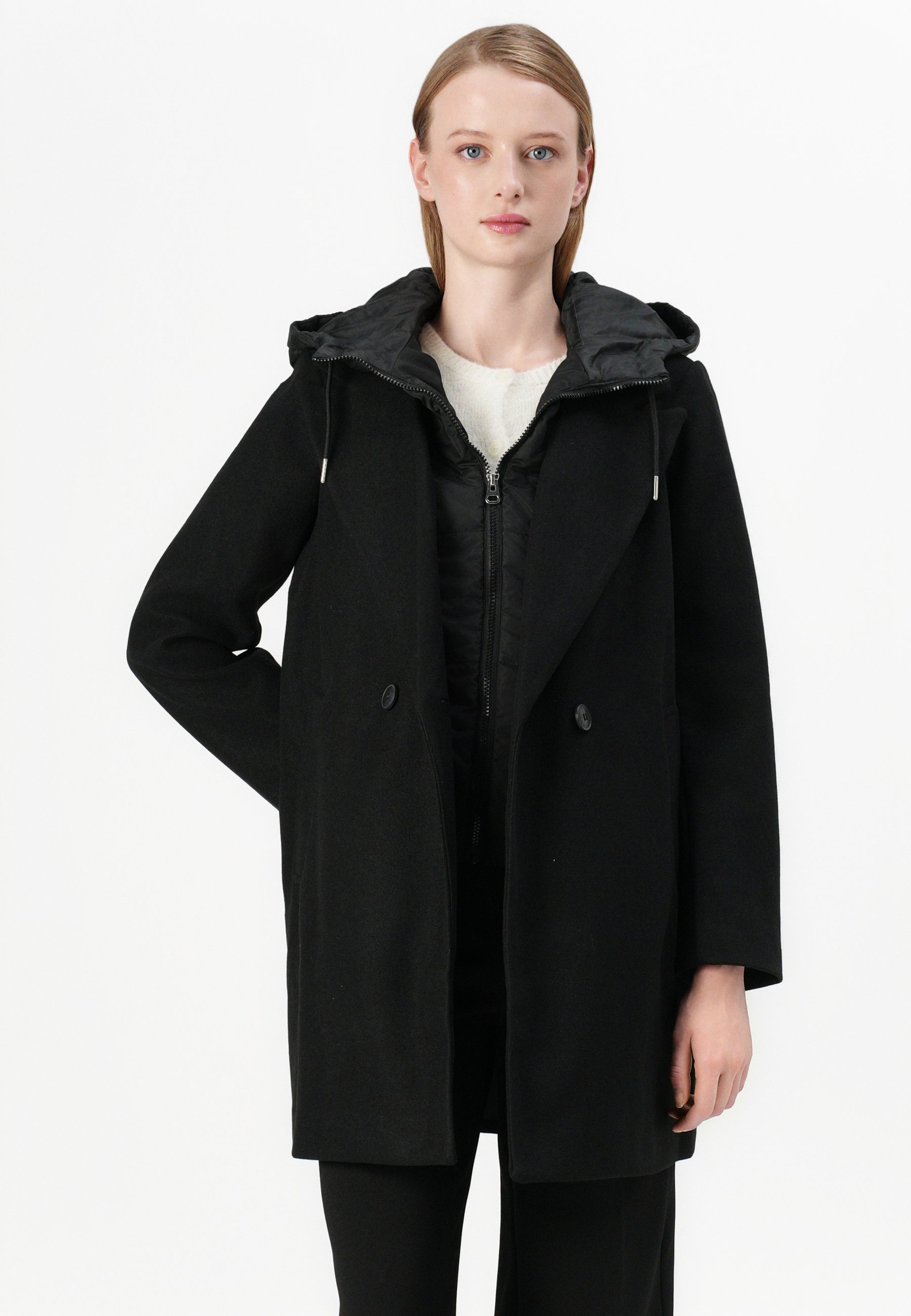 Vero Moda VMGRACE MĒTELIS - Ziemas mētelis - melns