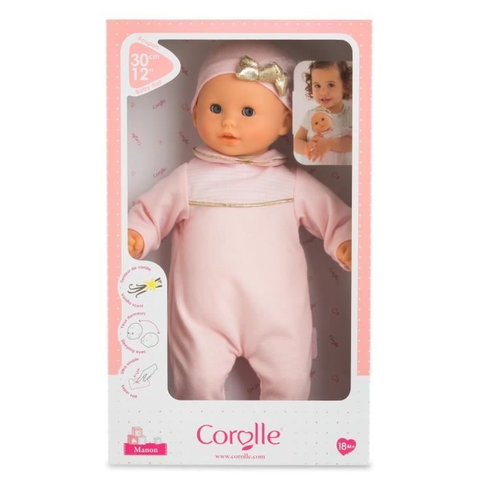 Mijn eerste Corolle babypop - Baby Cuddles Manon - 30 cm - Vanillegeur - Vanaf 18 maanden