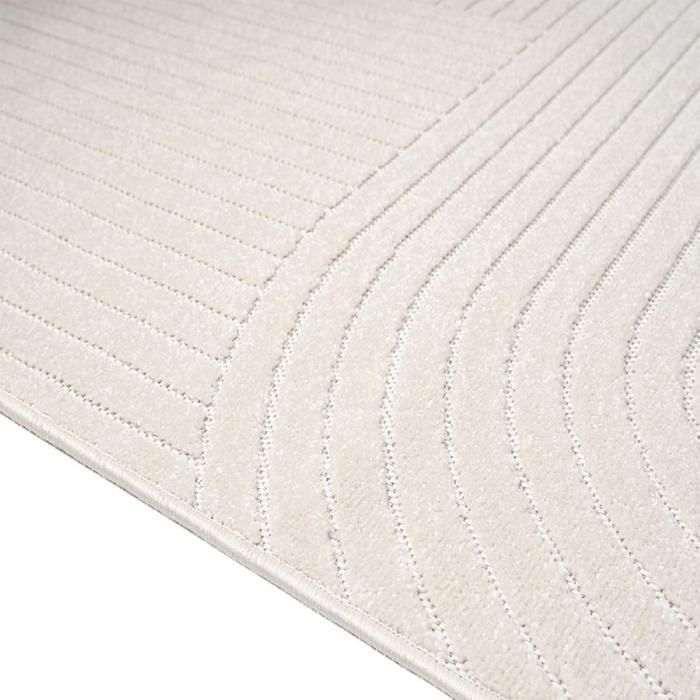 Alfombra moderna para salón - THE CARPET - Santo Plus - Crema - 240 x 340 cm