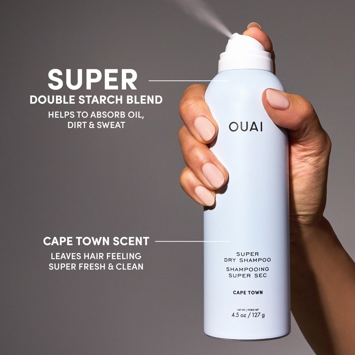 Ouai suhi šampon Super suhi šampon Cape Town - 56 g