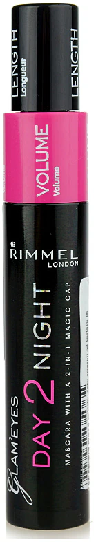 Rimmel Glam´ Eyes Day 2 Night maskara 2 v 1, ktorá predlžuje a zahusťuje mihalnice