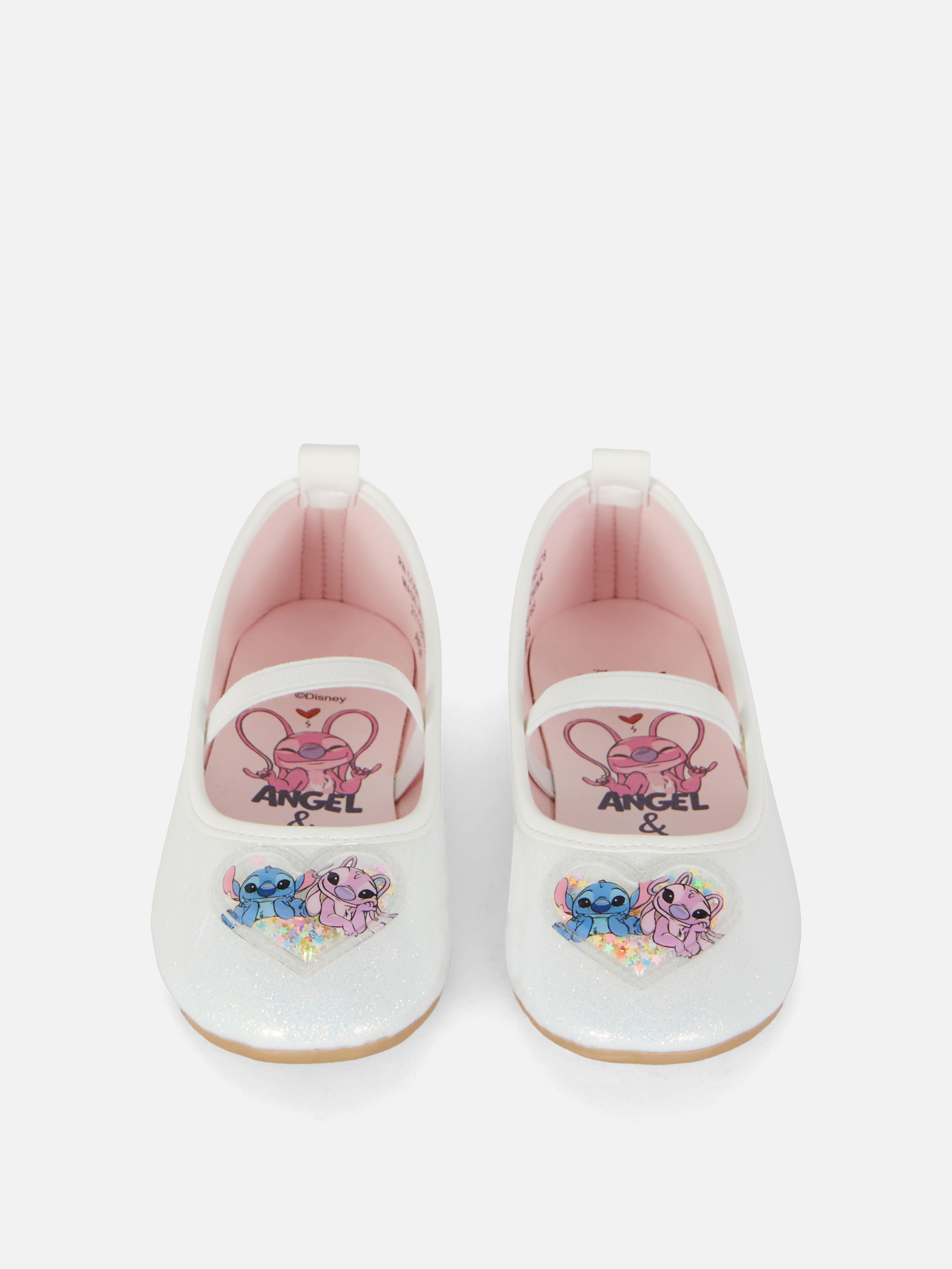 Balerini cu sclipici Disney's Stitch Balerini Disney cu barete, găici pentru călcâi și efect de sclipici
