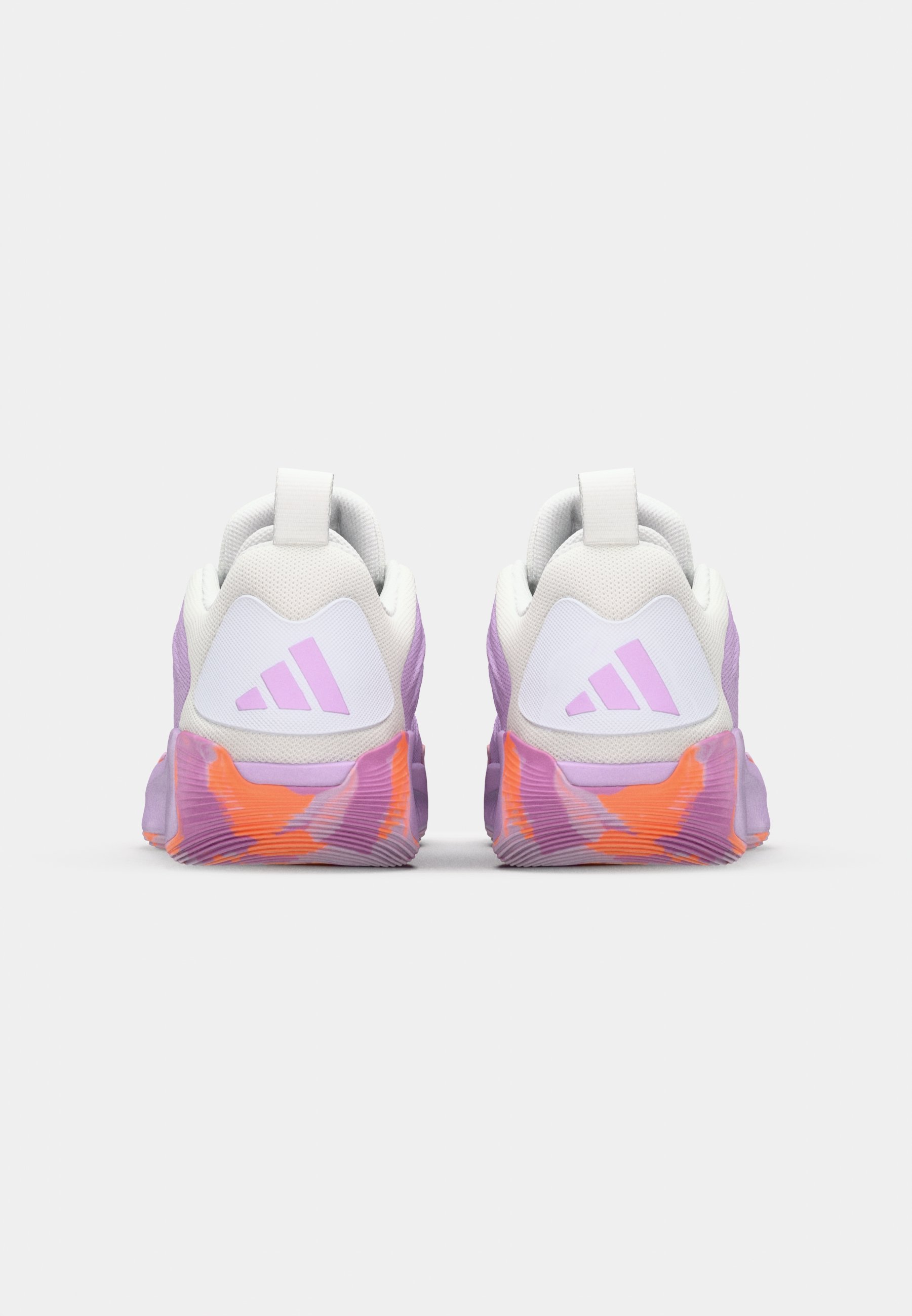 adidas Performance INITIATION - Chaussures de basketball - prune poudré/blanc/violet d'occasion