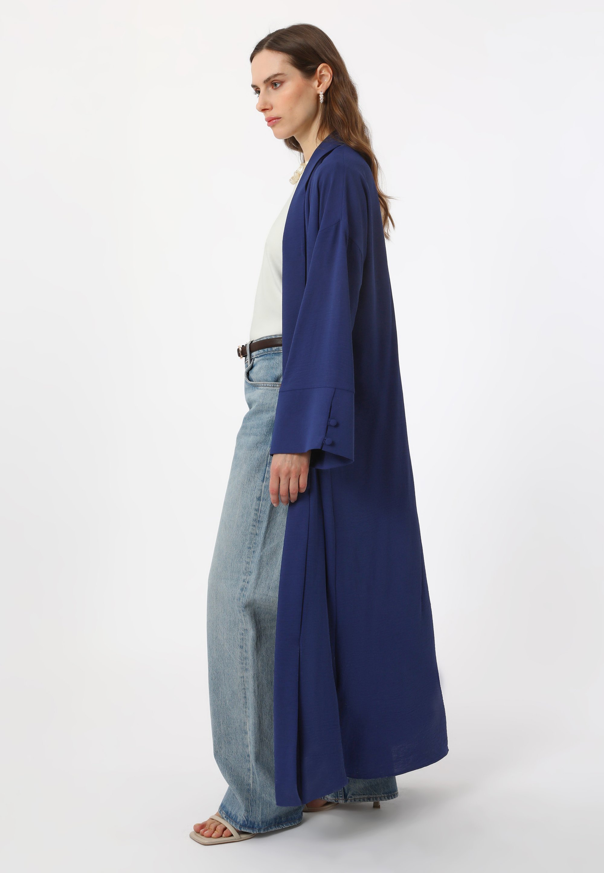 Modanisa ABAYA REFKA - Klassieke jas - blauw