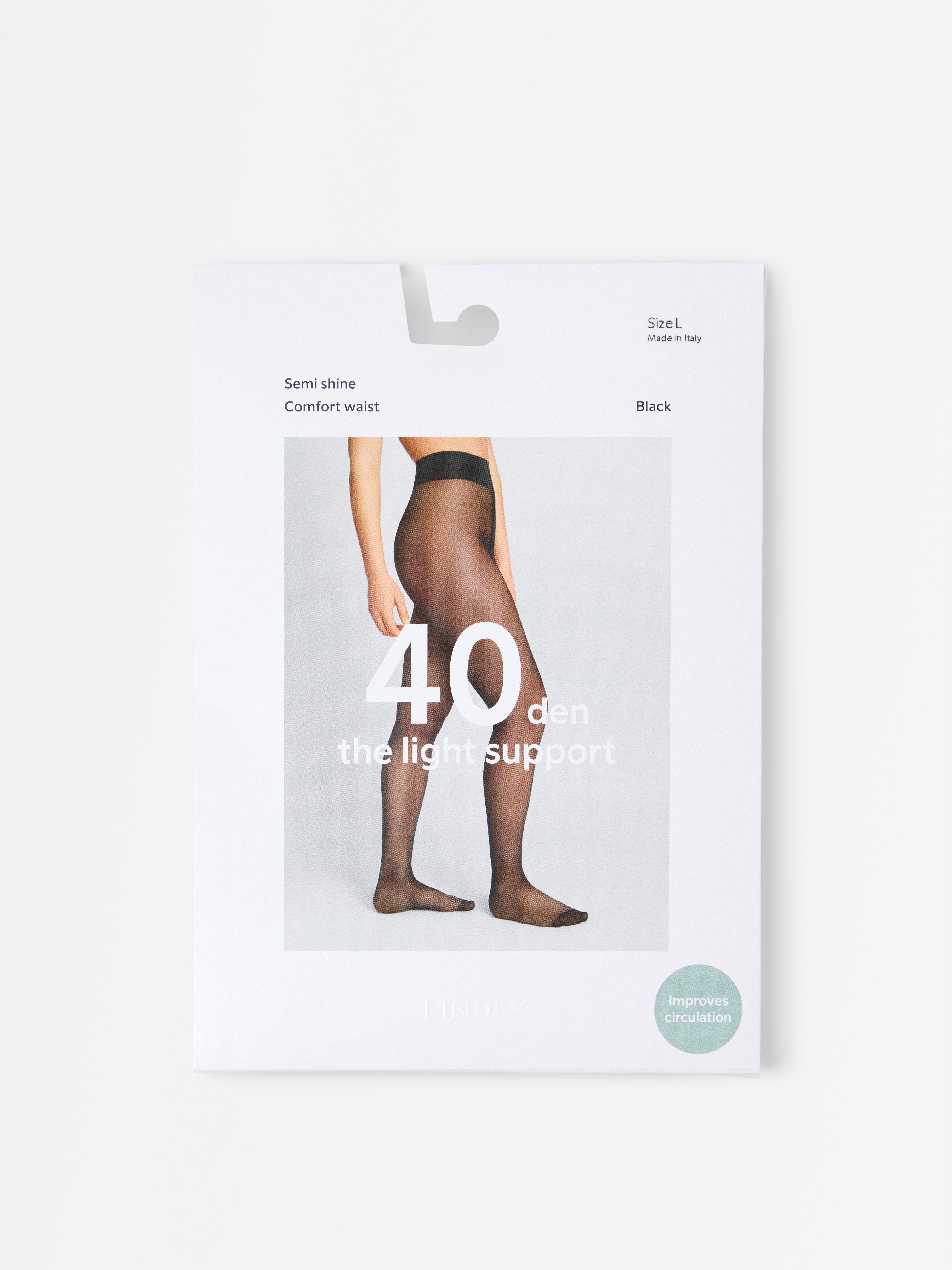 Light  support strumpbyxor  40 denier Black