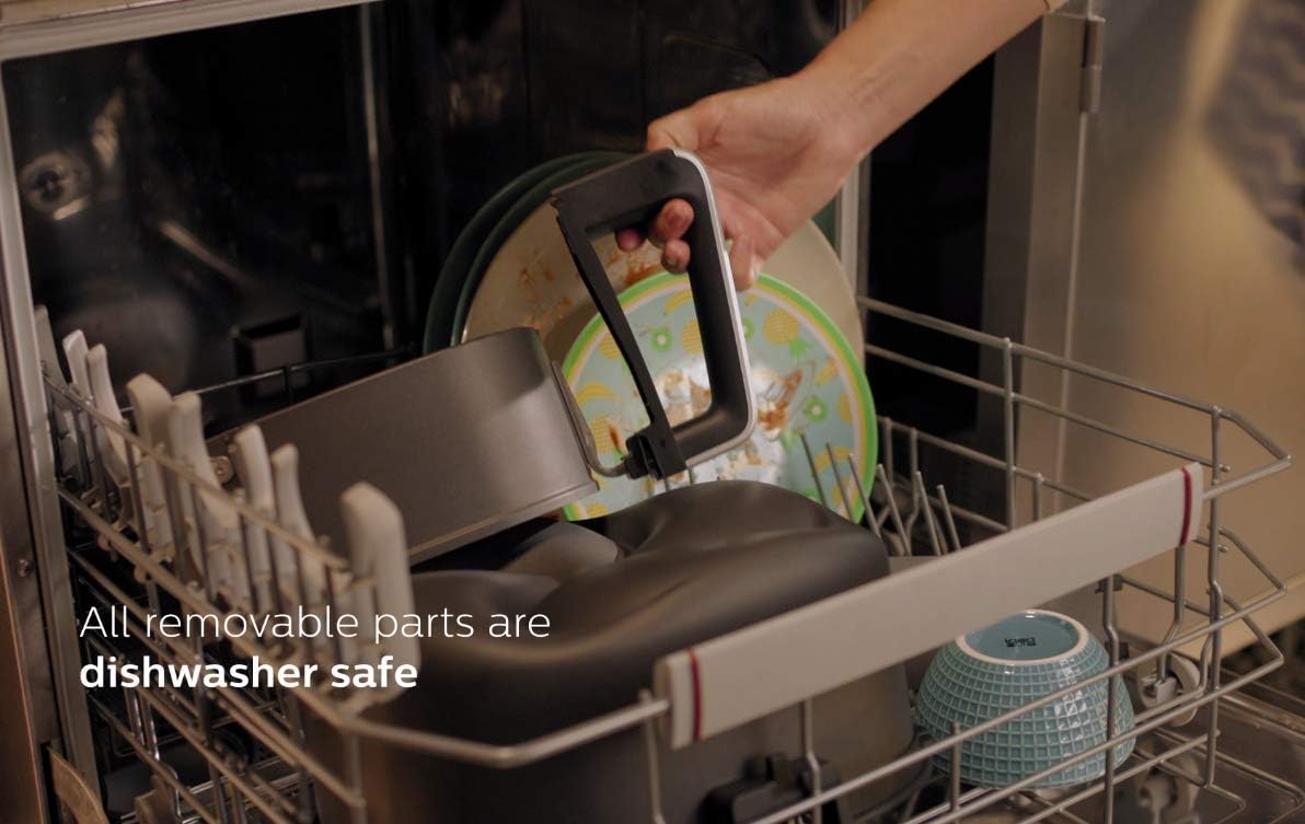 Philips Premium Airfryer XXL rasvanpoistotekniikalla, 3 paunaa / 7 litraa, musta, HD9650/96