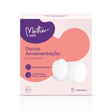 Mother Wells Discreet imetysliikuntasuojukset, erittäin imukykyiset imetyssuojukset, 60 kpl.
