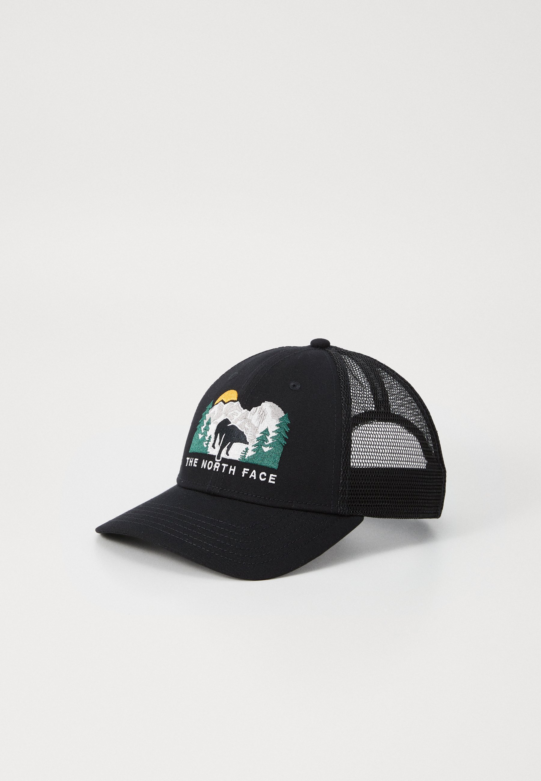 The North Face EMBROIDERED MUDDER TRUCKER UNISEX - Cap - zwart/beer print