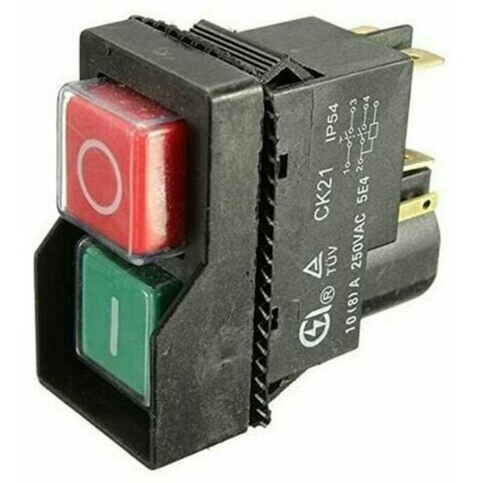 Mezcladora de concreto eléctrica con interruptor de encendido/apagado, interruptor electromagnético CK21B/250V, carburador de 5 pines.