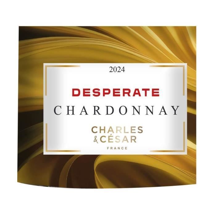 Charles et César Desperate 2024 Pays d'Oc Chardonnay – Weißwein aus dem Languedoc – Bio