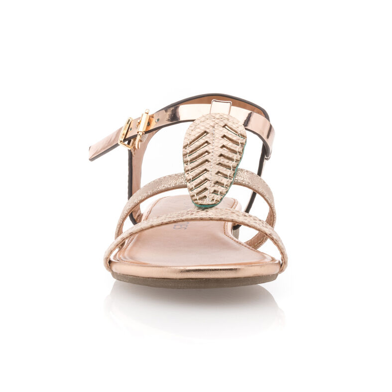 Sandalias amarillas para niña / Zapatos de punta abierta