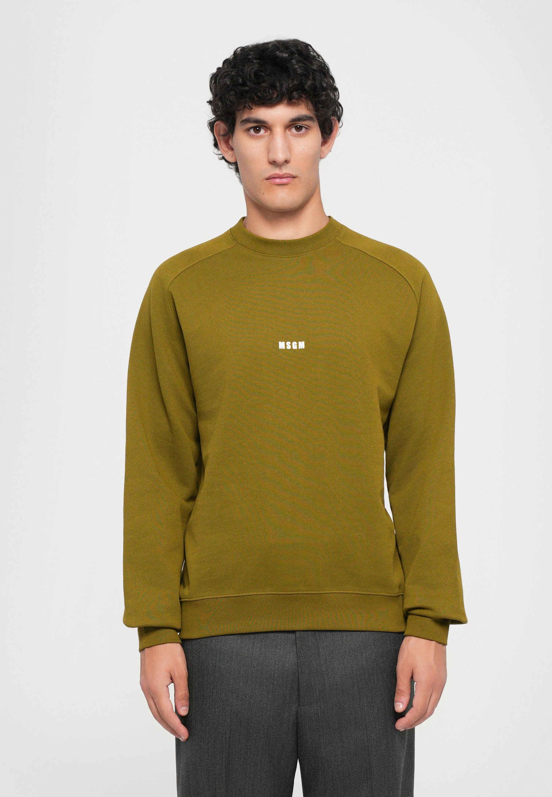 MSGM-sweatshirt - olijfgroen