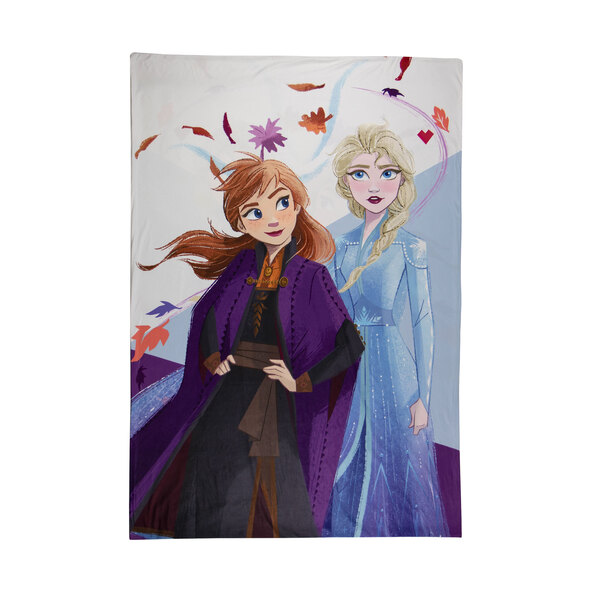 Kinder-Fleece-Bettwäsche Frozen, 135 x 200 cm