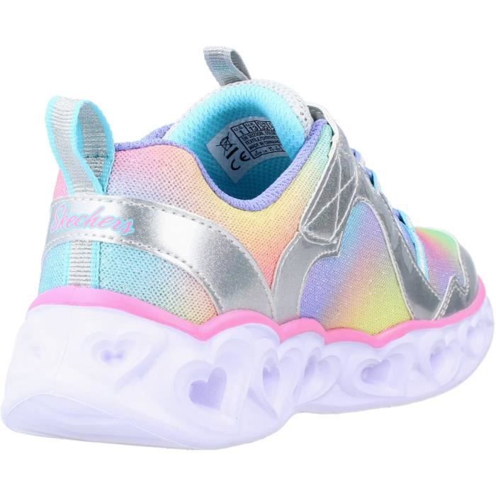 Tênis Infantil - SKECHERS - 104810 - Branco - Com Cadarço - Menina
