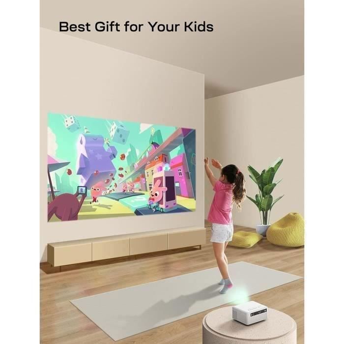 Vidéoprojecteur YOTON Y3-PW - WiFi Bluetooth - Portable - Mini Projecteur Full HD 1080P