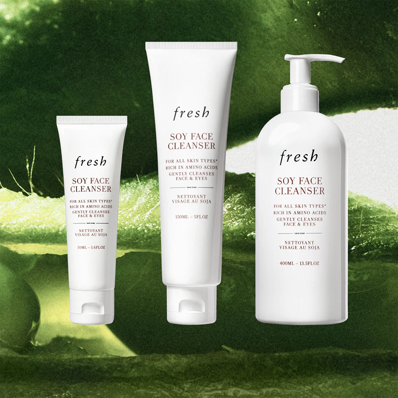 Fresh Soy Face Cleanser: milde make-up remover en reinigingsgel.