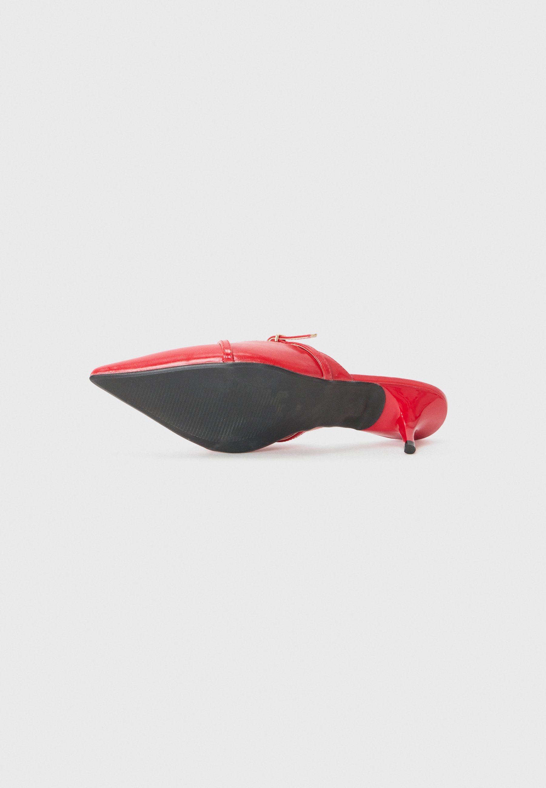 Simmi London CHAR - Pantoletten mit Absatz - rot