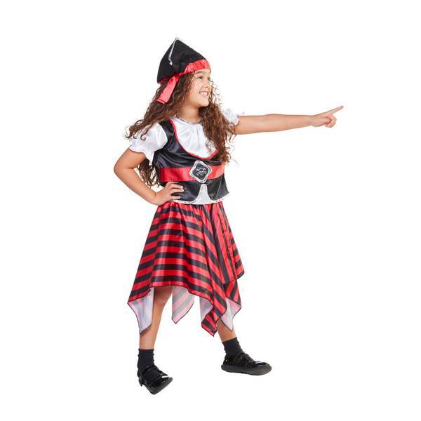 Costume da pirata per bambina Bristol Novelty (L)