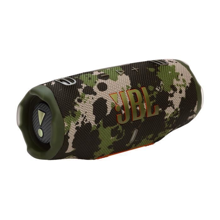 Altavoz Bluetooth portátil JBL Charge 6 Squad: resistente al agua y a las caídas.