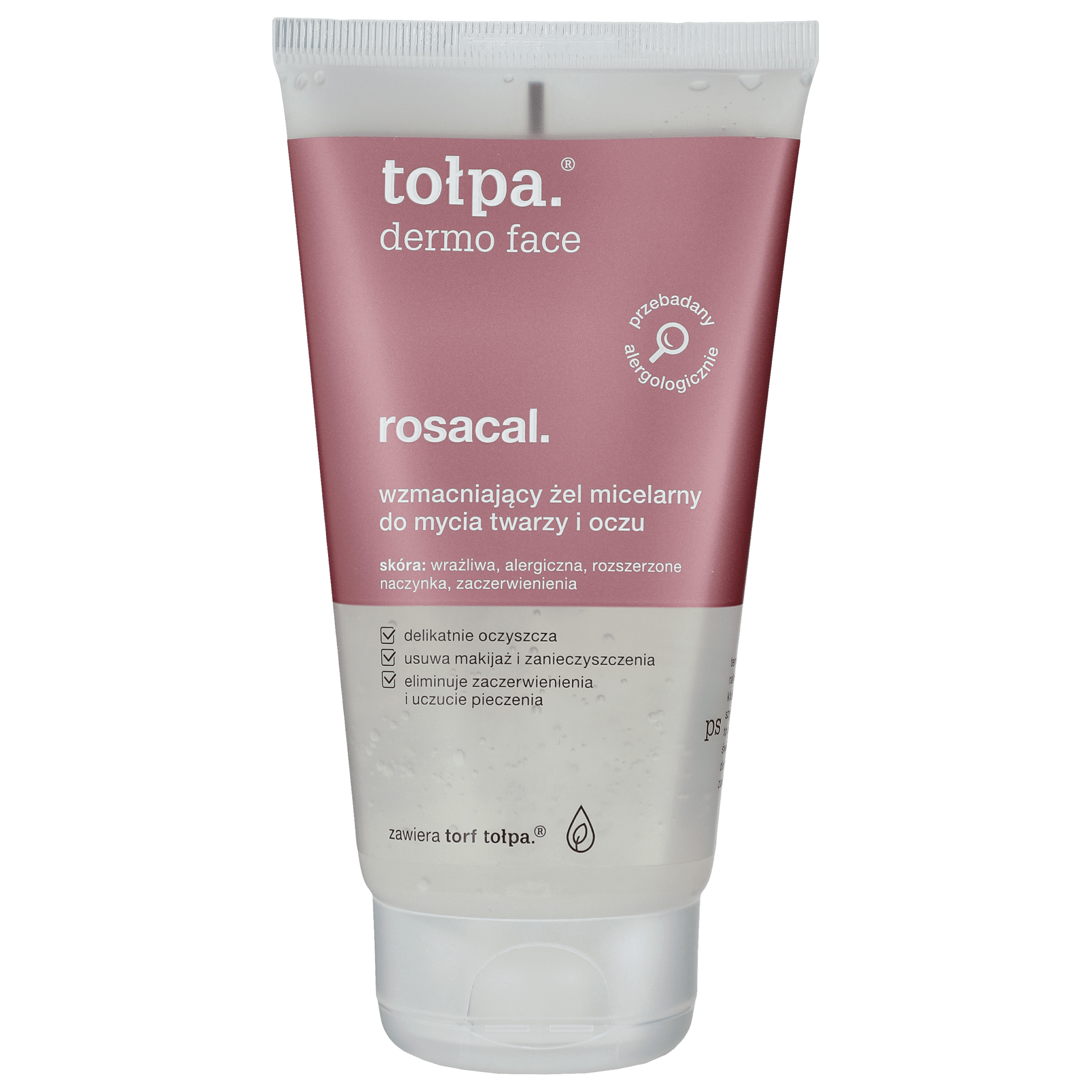 Tołpa delicate micellar gel for cleansing face and eyes 150ml Dermo Face Rosacal