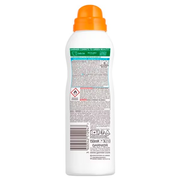 Garnier Ambre Solaire Kids Sensitive Expert+ SPF50+ maglica za zaštitu od sunca<br>150ml