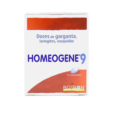Homeogene Homeogene 9 tabletės nuo gerklės skausmo 60 tablečių 60 tablečių