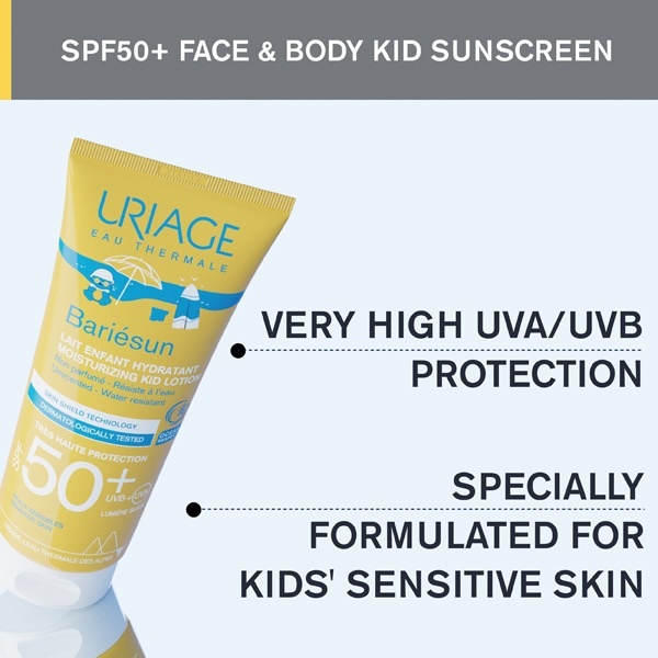 Loción hidratante infantil Uriage Bariésun SPF50+ 100 ml