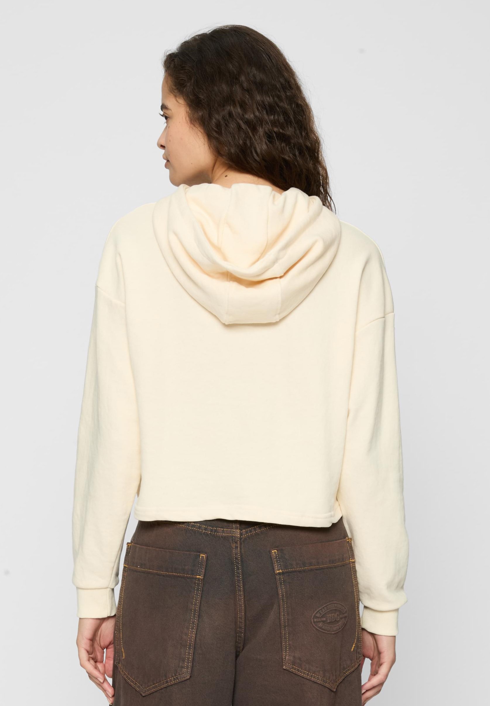 Sweat à capuche Urban Classics - blanc sable