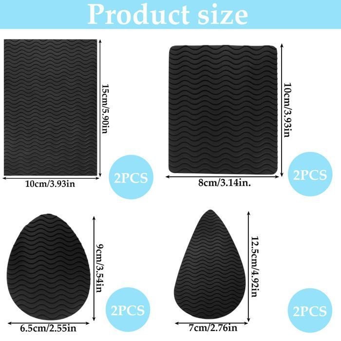 8 Pièces Patin Antiderapant Chaussure, Protecteurs De Semelles De Chaussures, Auto Adhésif Protecteurs de Semelles Chauss Aucuneary