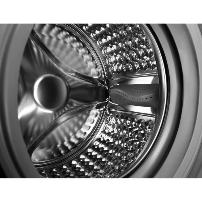 Lavatrice a carica frontale - CONTINENTAL EDISON - CELL10140S3 - 10 kg - Motore a induzione - 60 cm - 1400 giri/min - Argento