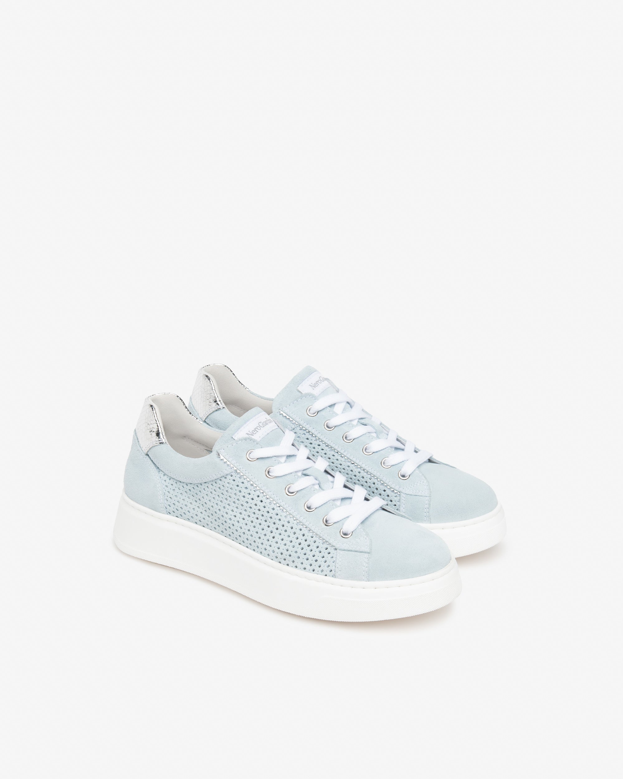  Damen-Sneaker aus Wildleder und Funktionsmaterial