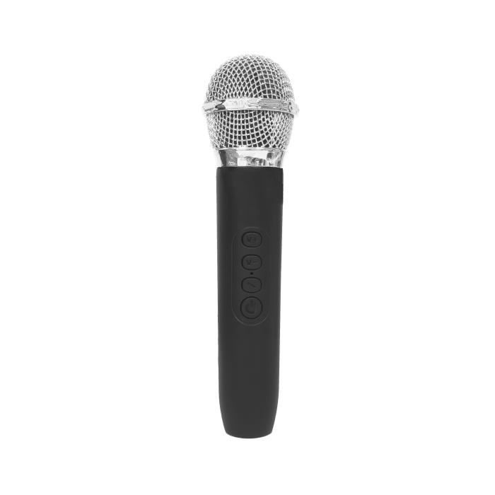 Enceinte karaoké lumineuse - INOVALLEY - KA129-XXL - Bluetooth V5.0 - 90 cm - 1000 W - Haut-parleurs 3 x 8'' - Micro sans fil inclus