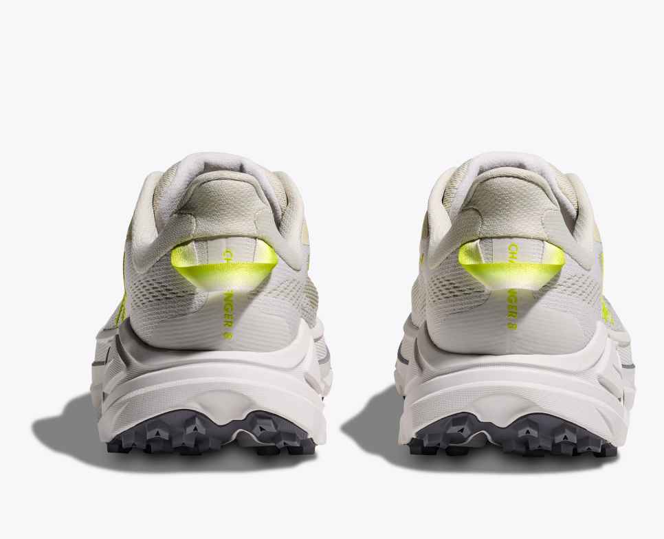 HOKA Challenger 8 Wit / Neon Hoka Citrus