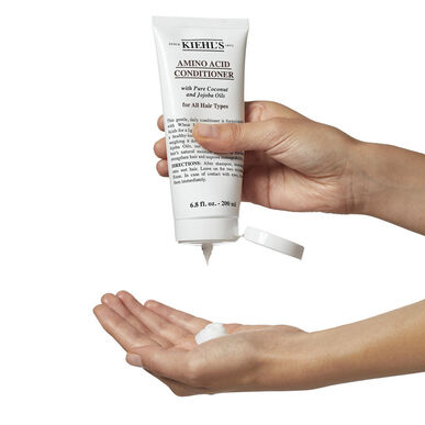 Kiehl's Amino Acid Pure Coconut Jojoba -hoitoaine kaikille hiustyypeille, 200ml