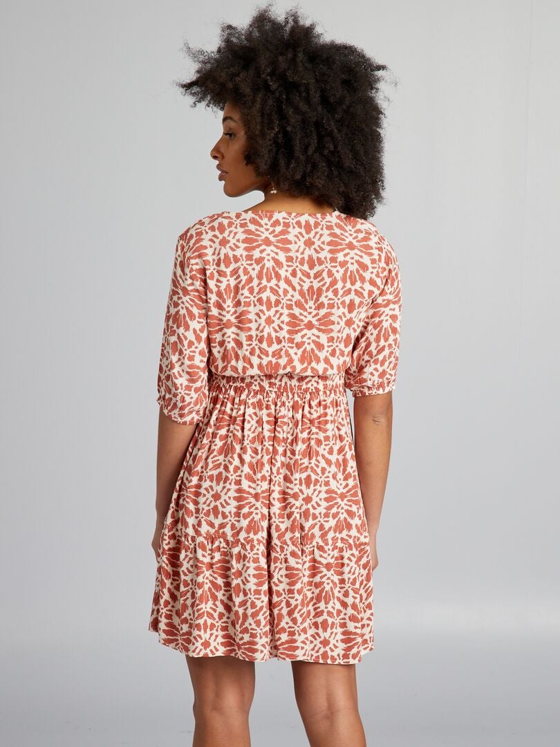 Vestido premamá suave - ROJO