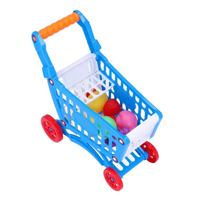 Juego de carrito de la compra infantil, juguetes educativos para niños, juego de comida para el desarrollo