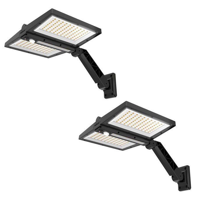 2 proyectores solares con sensor CLIPPER de 850 lúmenes