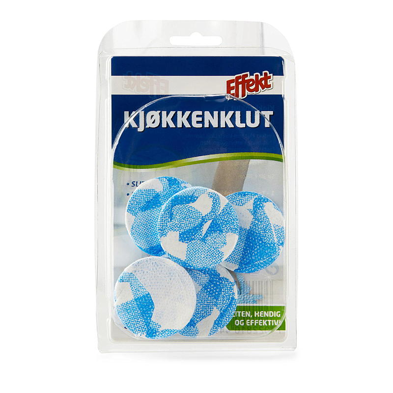 Effekt Kjøkkenhåndklær Effekt 5-pakning komprimert