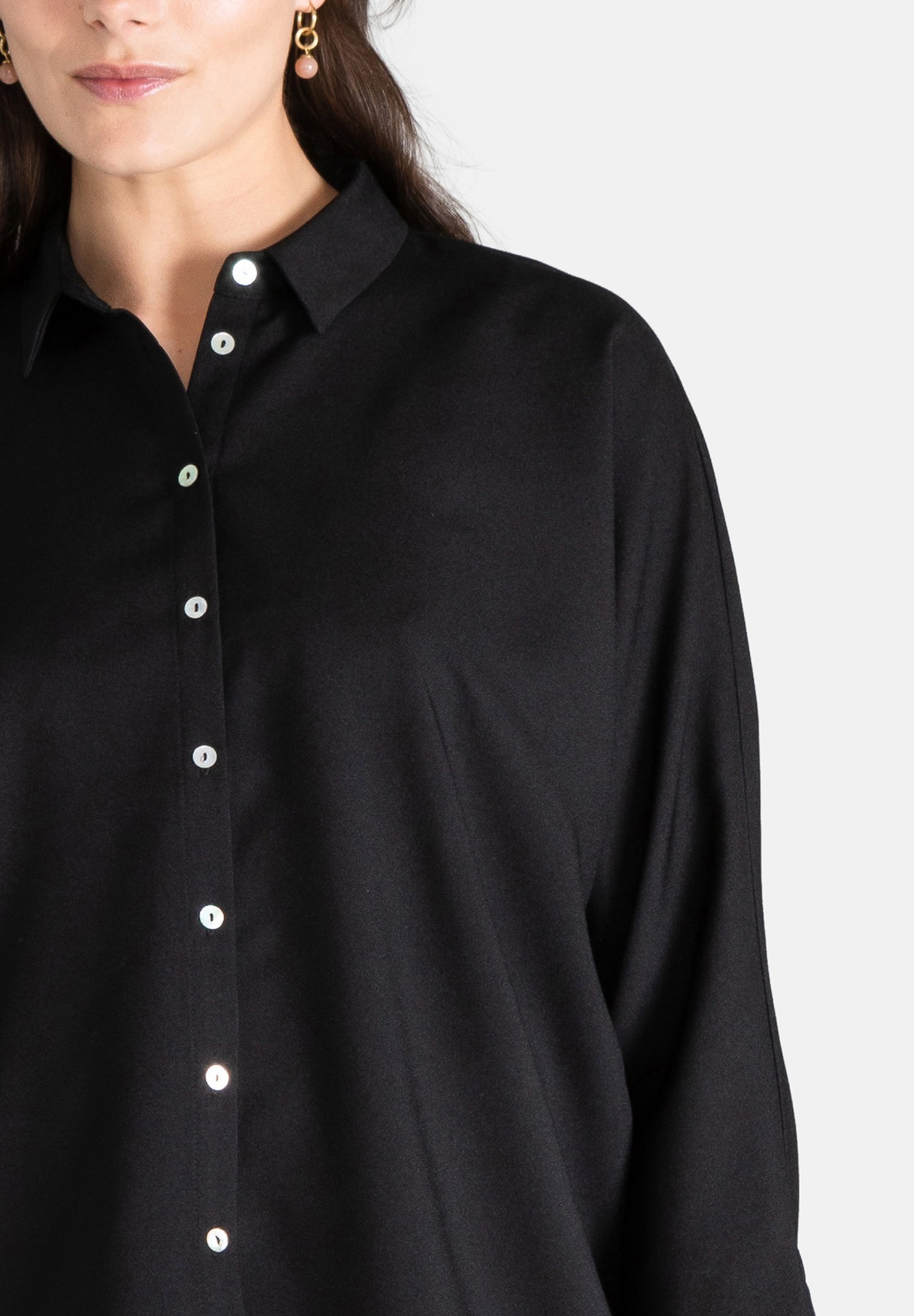 Jascha Stockholm FOUCAULT - Bluse med knapper - svart