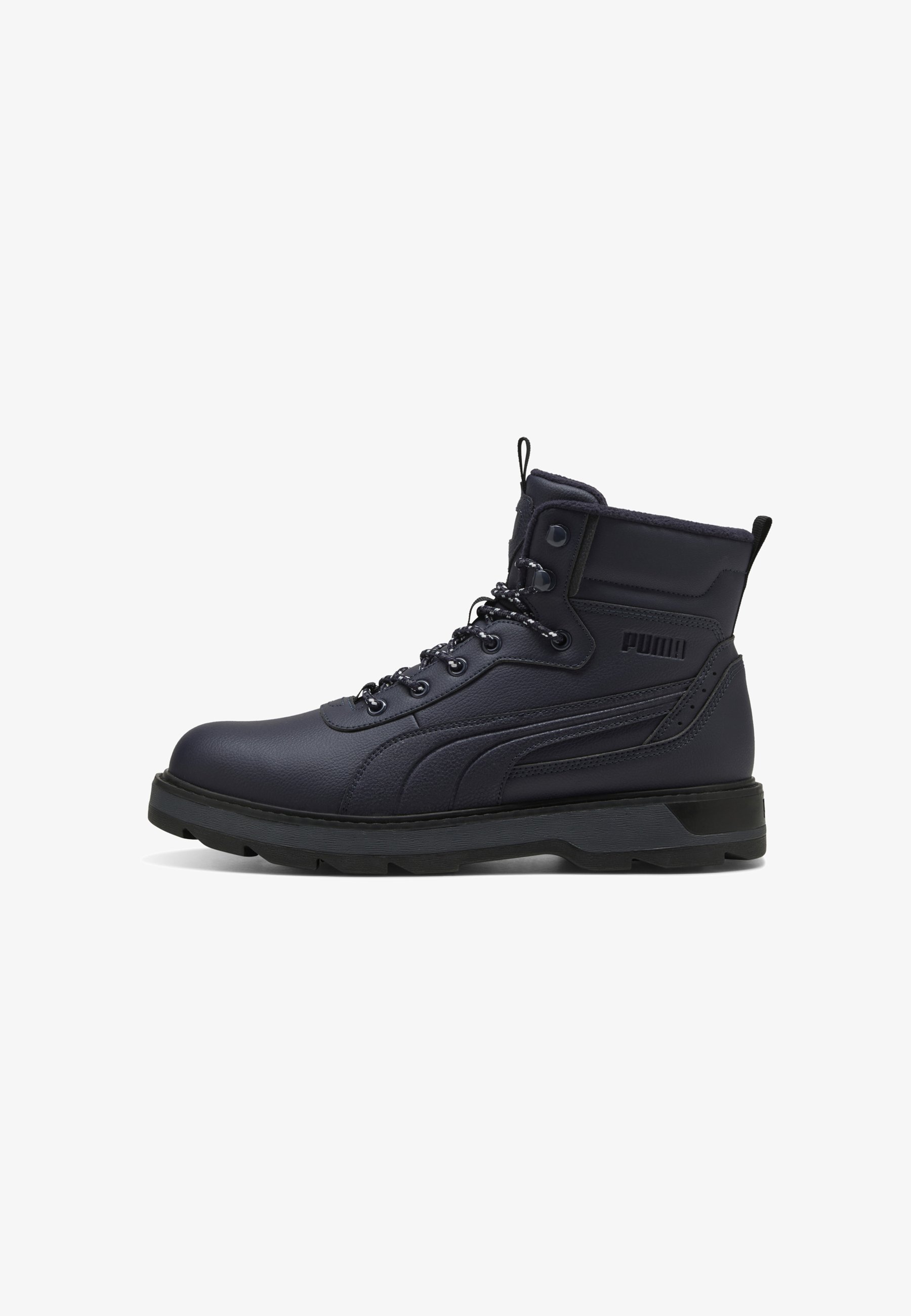 Puma DESIERTO V3 - Enkellaarsjes met vetersluiting - nieuw marineblauw - nieuw marineblauw - zwart