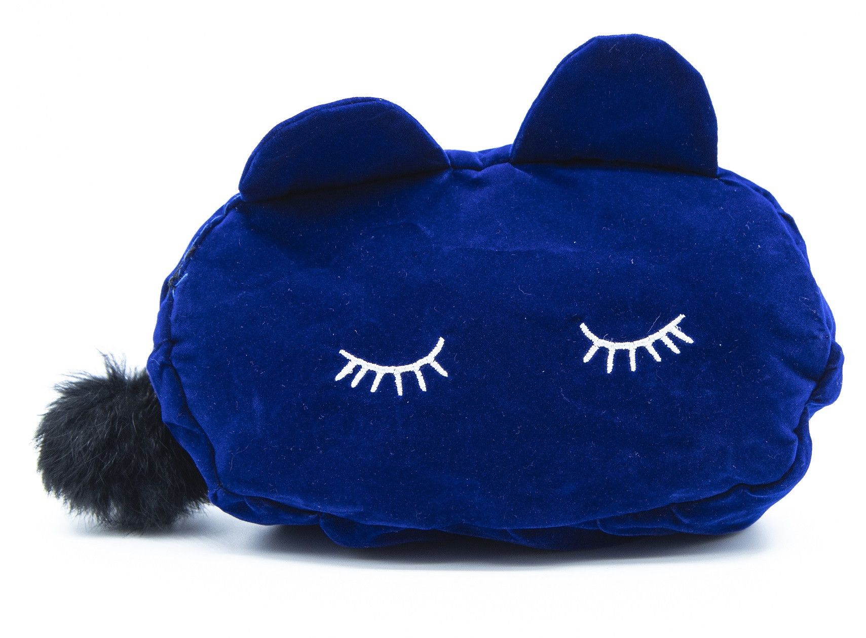 Kaķa poliestera kosmētikas somiņa Grima organizatora kosmētikas somiņas