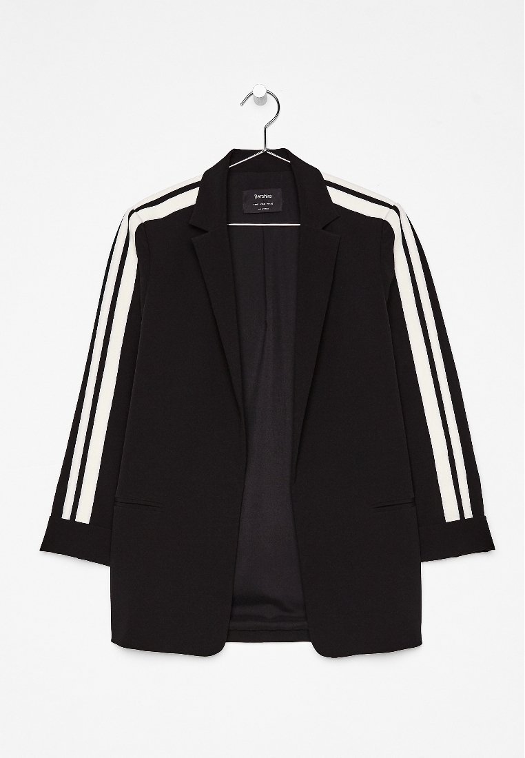 Sacou Bershka - albastru închis